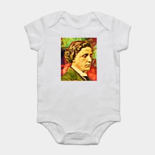 Lewis Carroll Snow Portrait | Lewis Carroll Snow Artwork 9 Baby Bodysuit